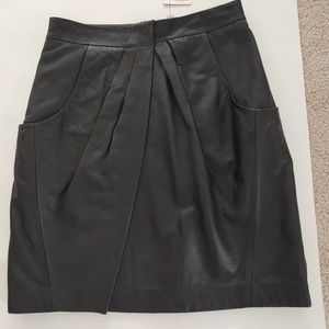 Leather skirt